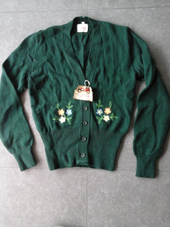 flower power cardigan