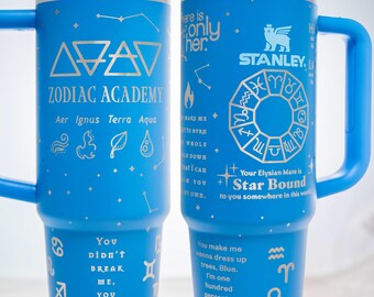 Zodiac and Fae Academy Inspired Tumbler Design