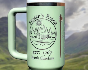 Scottish Historical Fiction Novel Engraved Tumbler