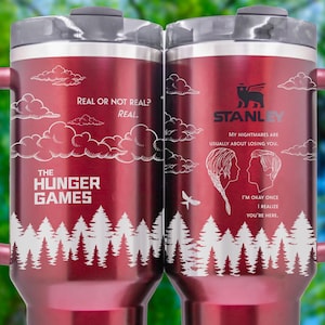 District Games Laser-Engraved Tumbler I Dystopian Novels I Young Adult Novels l Bookish Gifts