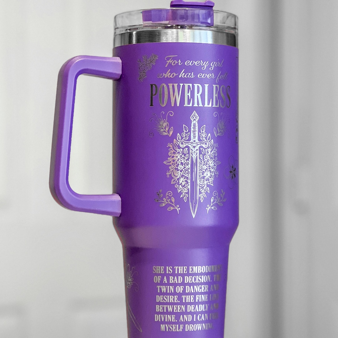 Powerless Laser-engraved Stanley Tumbler L Fantasy and Romance