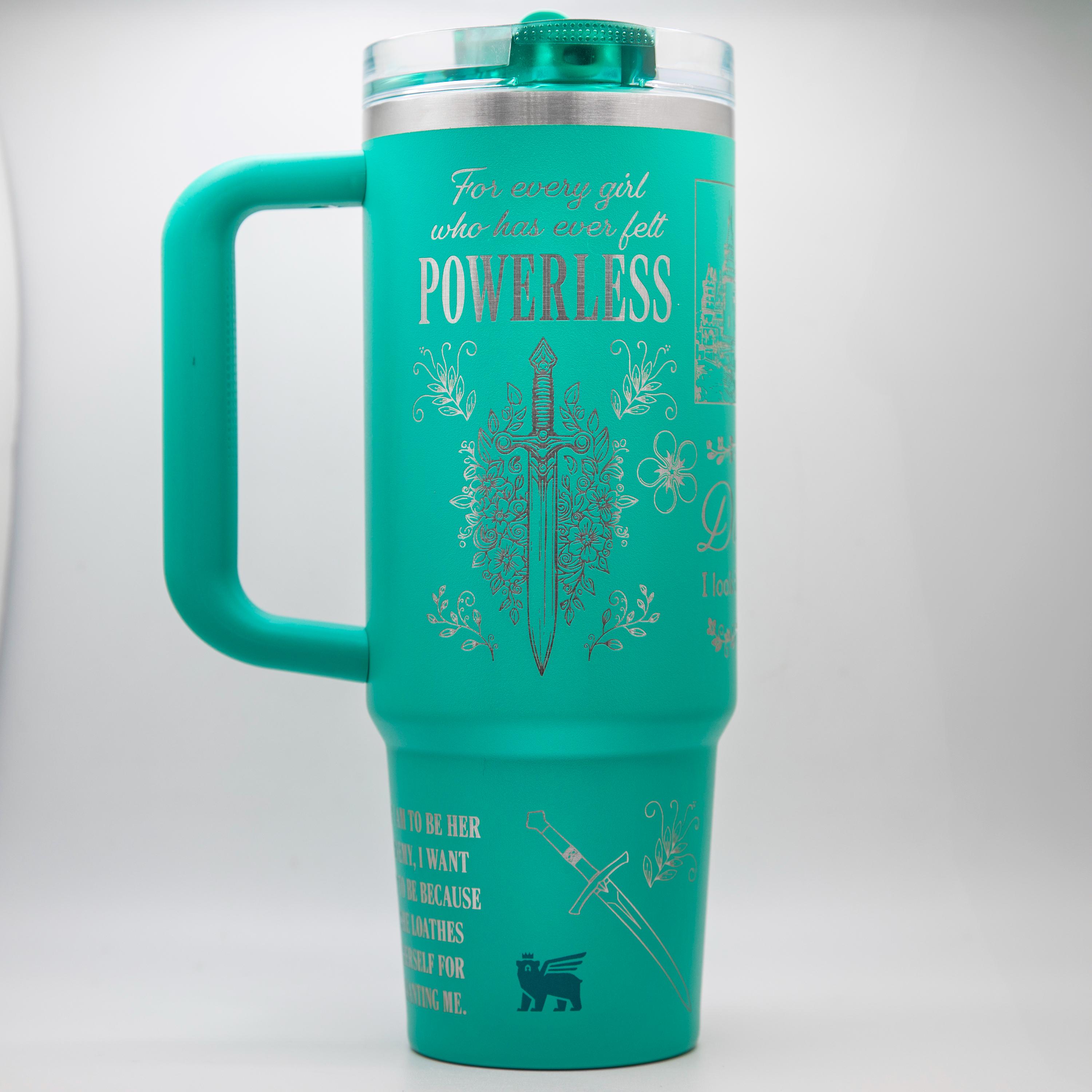 Powerless Laser-engraved Stanley Tumbler L Fantasy and Romance