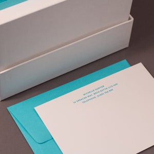 Cartes de correspondance typographiques personnalisées Estyn