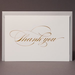 Burgues Gold Hot Foil Dankeskarten - 6er Set