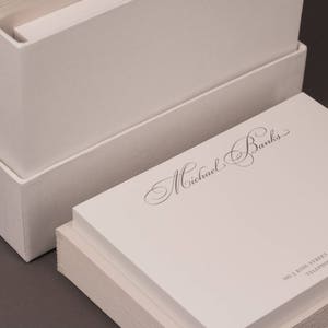 Bickham personalisierte Letterpress Correspondence Cards / Grußkarten