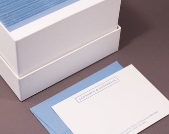 Keyline Personalised Letterpress Correspondence Cards