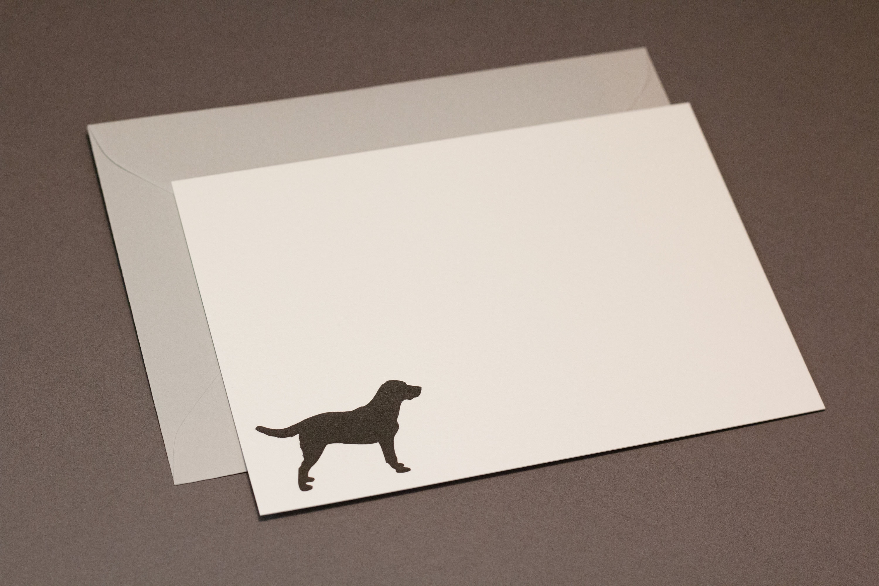 Labrador Dog Letterpress Note Cards / Black Lab Cards / Gun Dog - Etsy