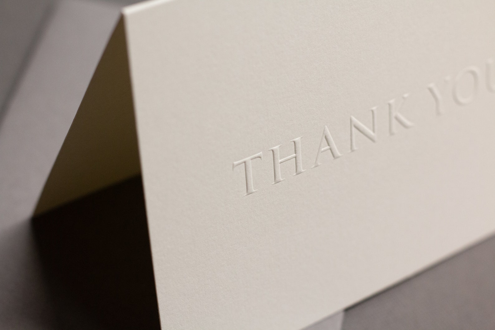 Embossed Thank You Cards - Set of 6 - Etsy