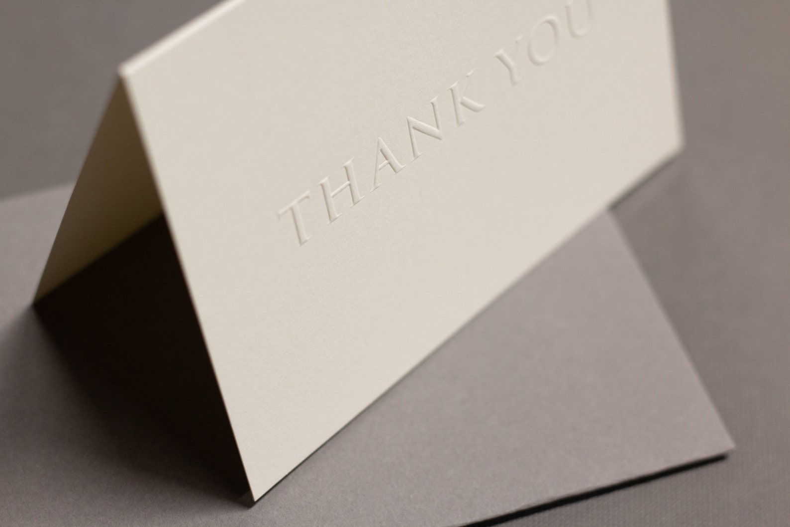 Embossed Thank You Cards - Set of 6 - Etsy