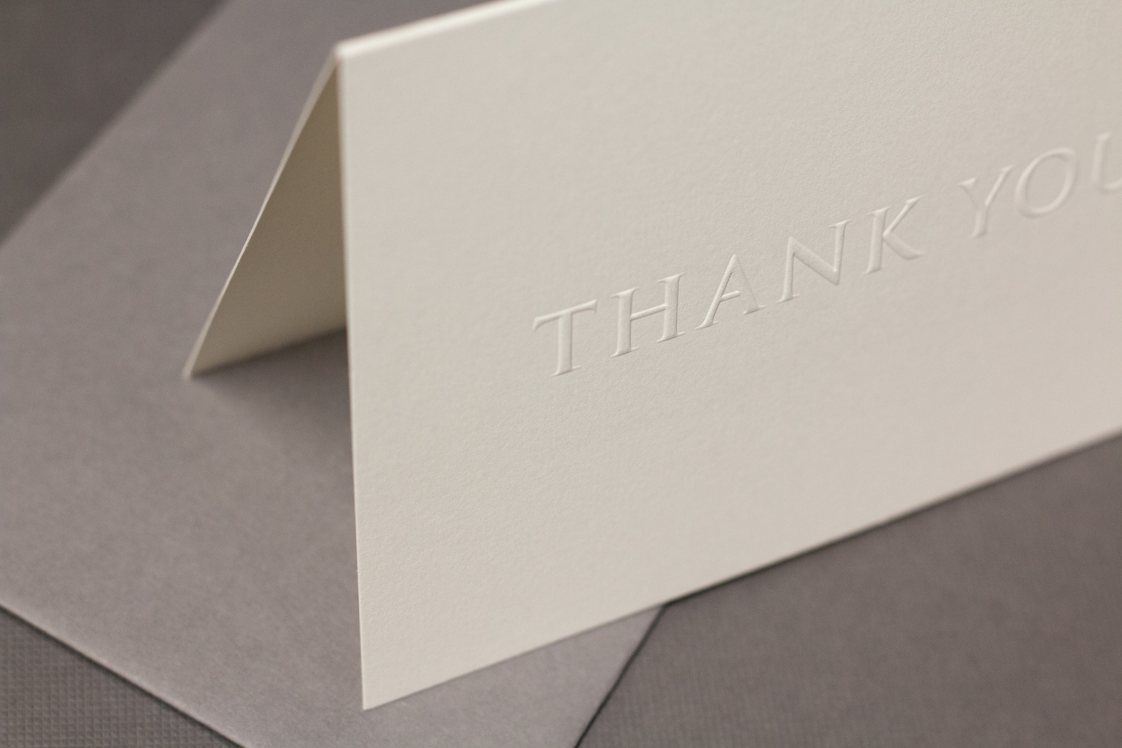 Embossed Thank You Cards - Set of 6 - Etsy