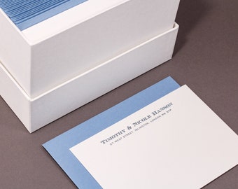 Islington Personalised Letterpress Correspondence Cards