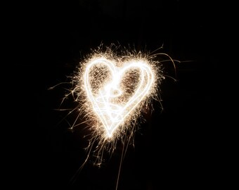 Sparkler Heart