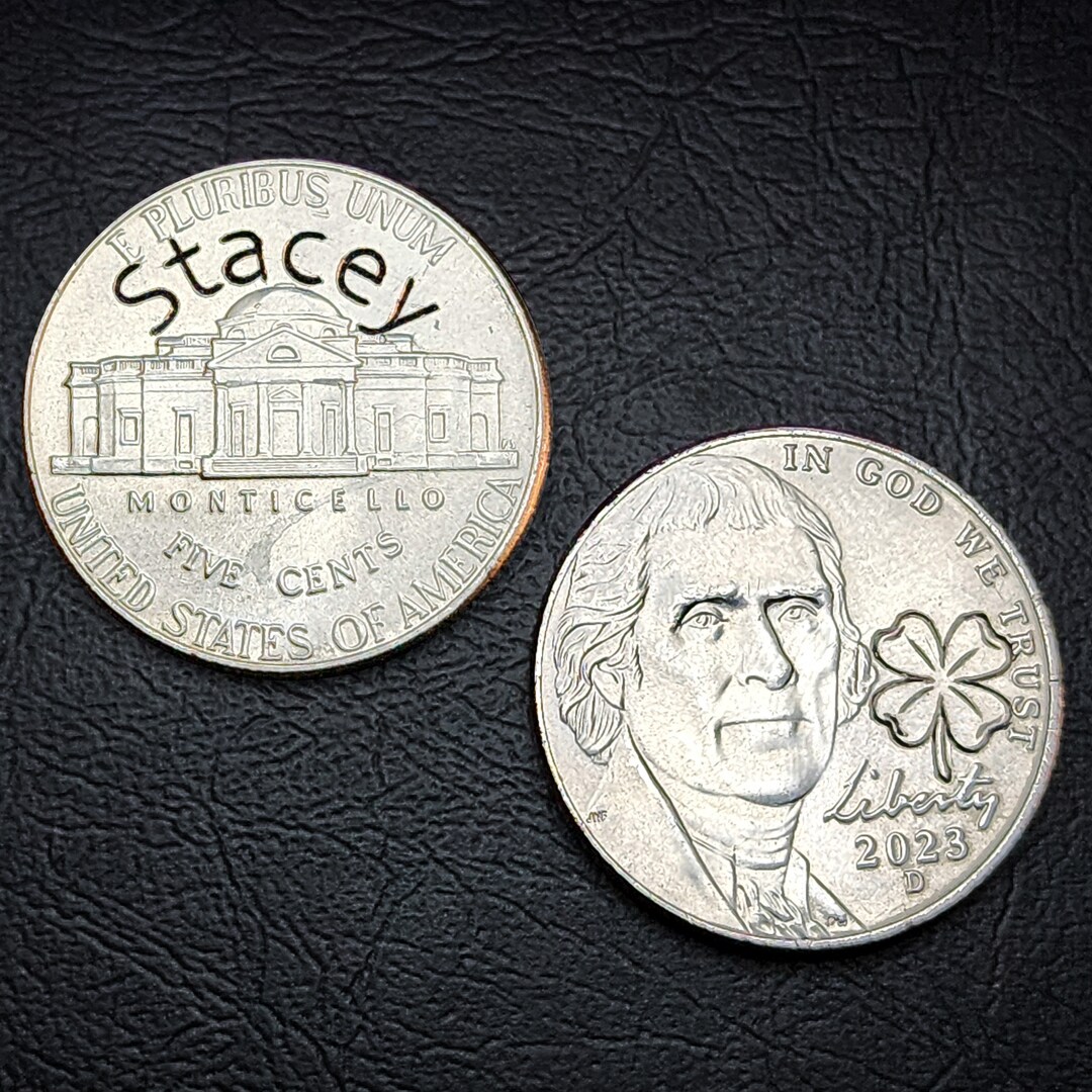 Custom Lucky Lotto Scratcher Coin Personalized Hand Carved Etsy