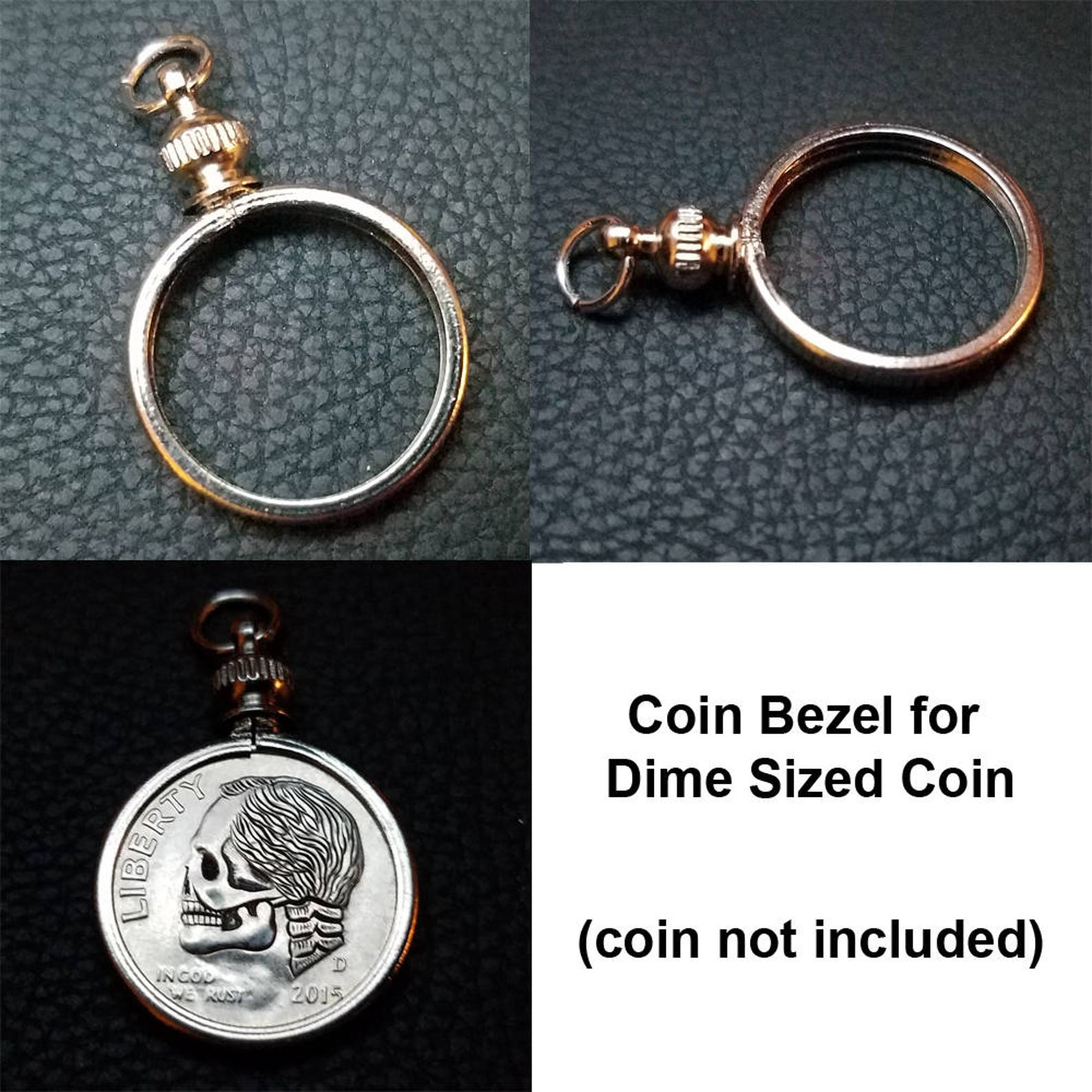 Coin Bezel for Dime sized coin 17.91mm. If you want to make | Etsy