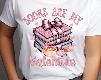 Books Are My Valentine PNG