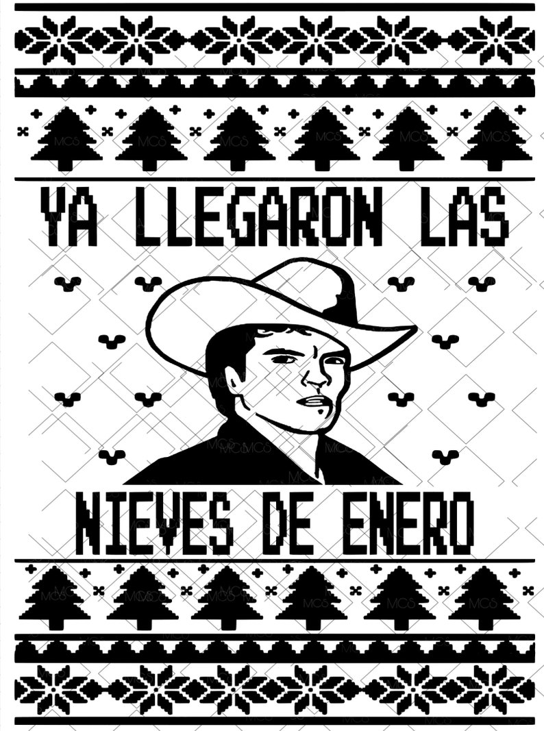 Chalino Ugly Christmas Sweater SVG - Etsy