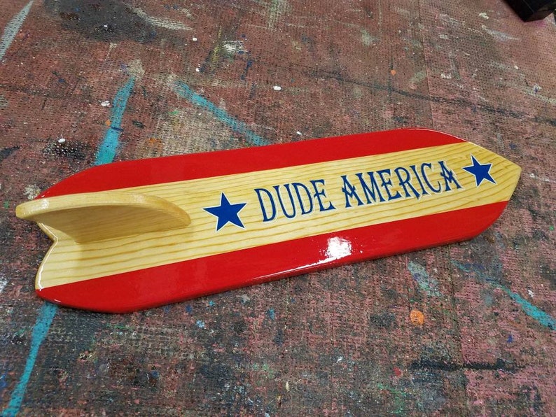 Surfboard name plate Surfboard sign surfboard decor custom Etsy