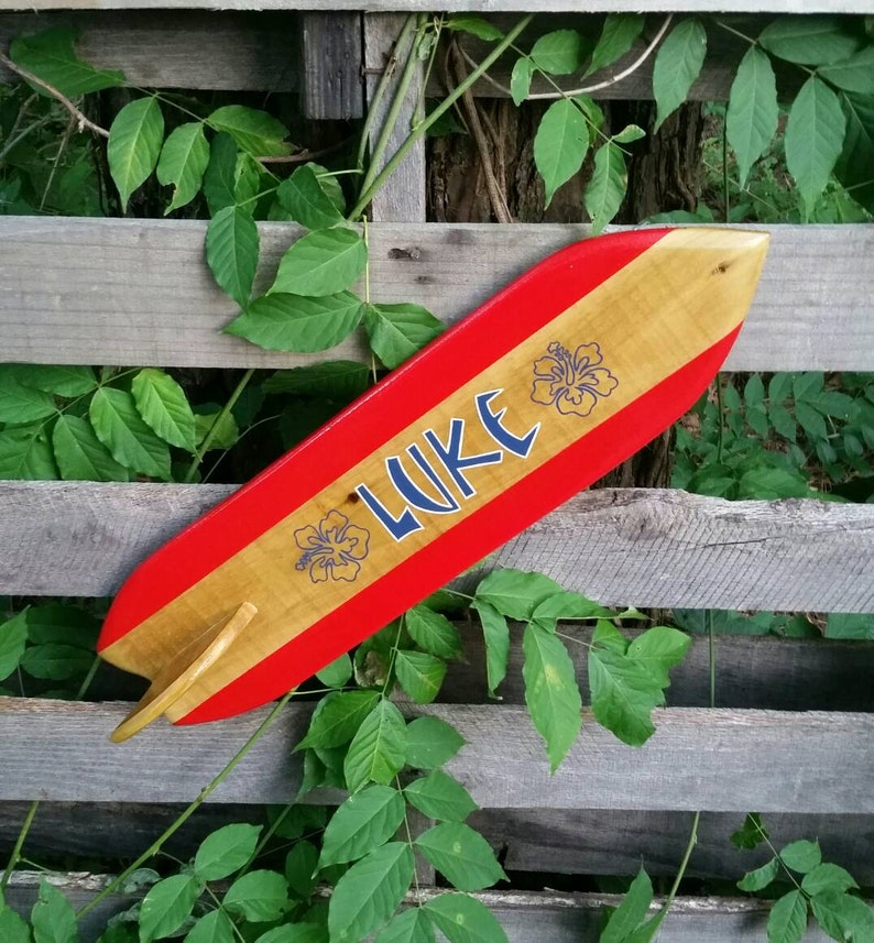Surfboard name plate Surfboard sign surfboard decor custom Etsy