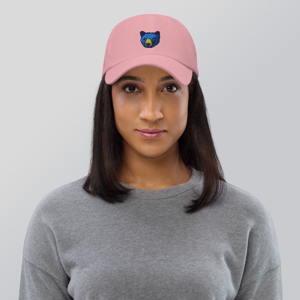 Blueberry Bear Dad Hat Black Bear 