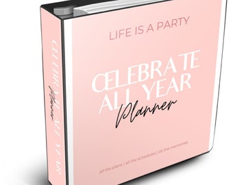 Feiern Sie den Ganzjahresplaner/Feiertagsplaner/Saisonkalender/Weihnachtsplaner/Veranstaltungsplaner/Partyplaner/Planerjournal/Reiseplaner