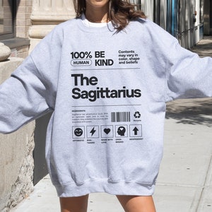 Sternzeichen Schütze Crewneck Sweatshirt, Celestial Sagittarius Sweatshirt, Astrologie Shirt, Geschenk für Schütze