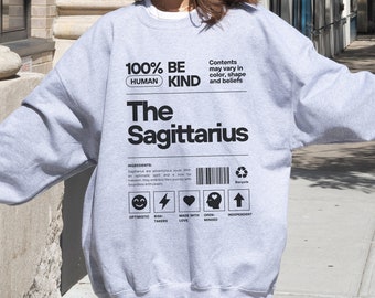 Zodiac Sagittarius Crewneck Sweatshirt, Celestial Sagittarius Sweatshirt, Astrology Shirt, Gift For Sagittarius