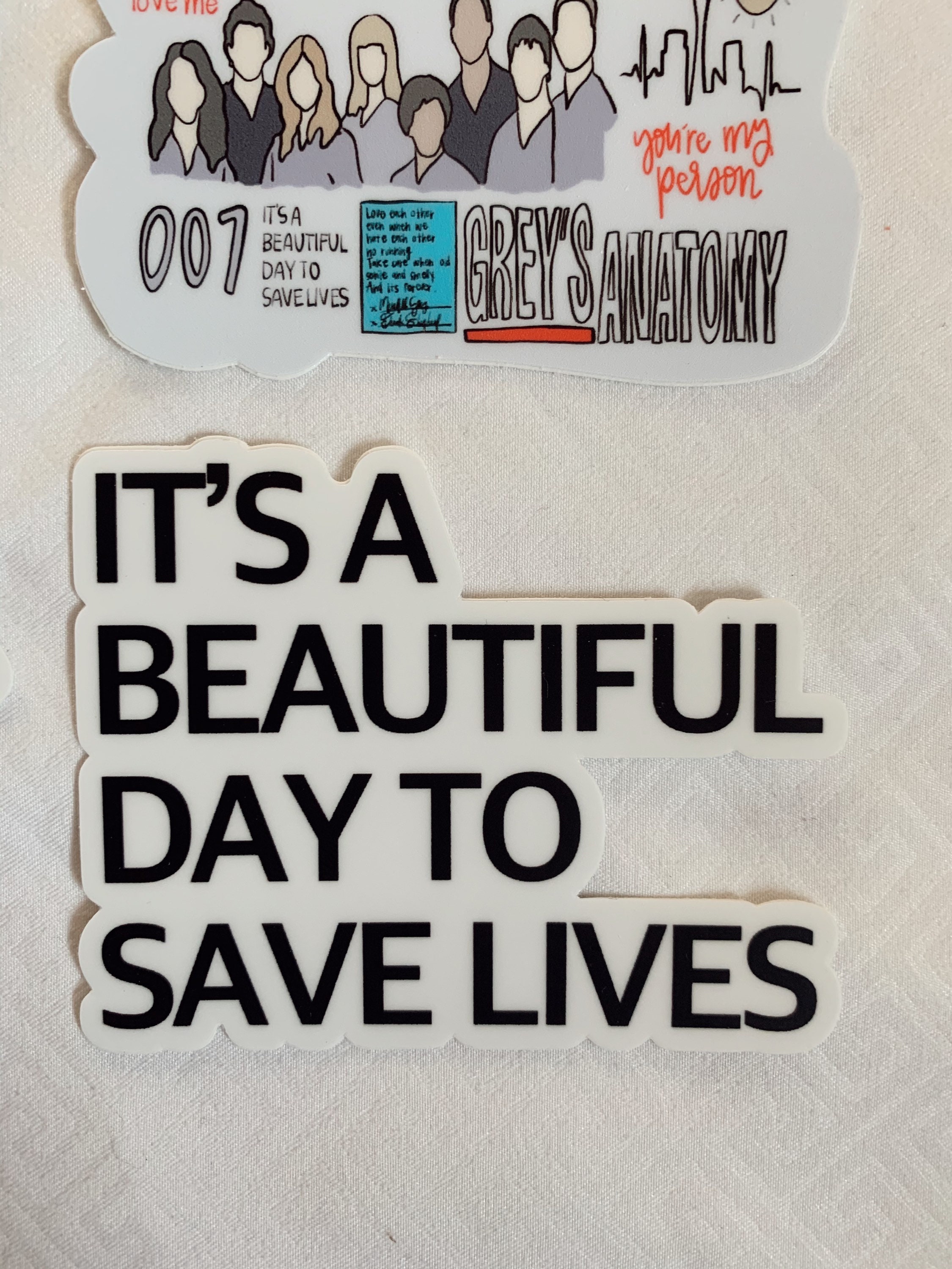 greys anatomy sticker bundle