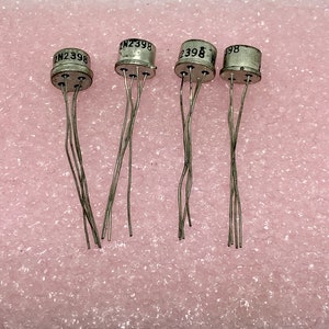 Lot of 4  Sprague 2N2398 Vintage Germanium Transistors 1970s Date Code PNP