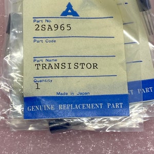 Lot of 9 pieces Matsushita 2SA965 Transistors New Old Stock Vintage Semiconductors A965