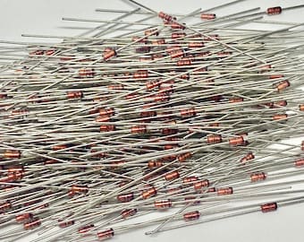 Lot of 200 Fairchild 1N4148 Small Signal Fast Switching Diodes New Old Stock 1980s Date Code Vintage