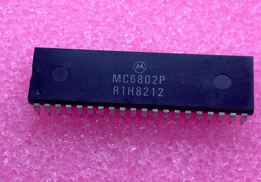 MC6802P Motorola NMOS 8-bit 1MHz 128Byte RAM DIP-40 Microprocessore - Foto 12