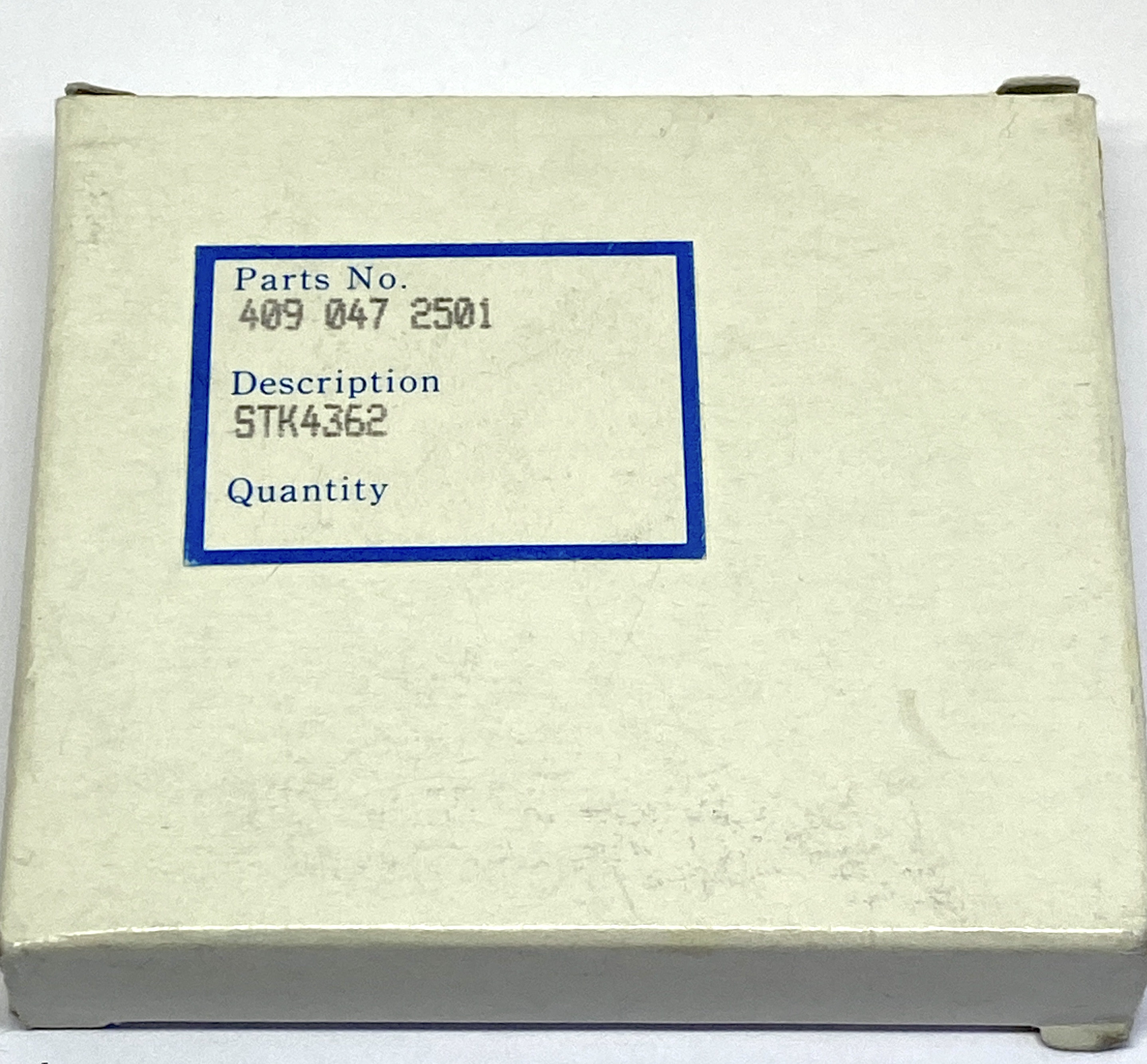 Sanyo STK4362 Integrated Circuit New Old Stock Stereo Amplifier IC 409-057-2501