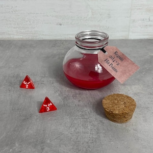 D&D Healing Potion Dice Bottles