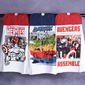 Avengers Hanging Kitchen Towel