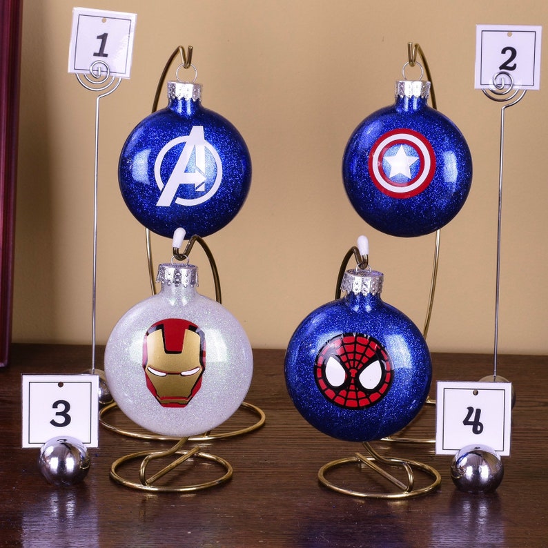 Marvel Christmas Ornaments Etsy
