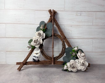 HP Wreath ~ Roses made from HP book pages