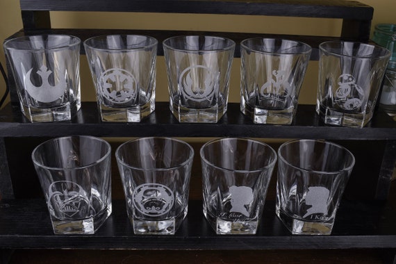 Star Wars Set of 2 Original Stormtrooper Whiskey Glasses