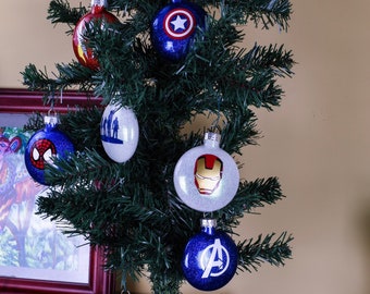 Marvel christmas tree decorations Clearance