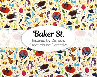 Baker St. ~ Great Mouse Detective Inspired Scrapbook Paper
