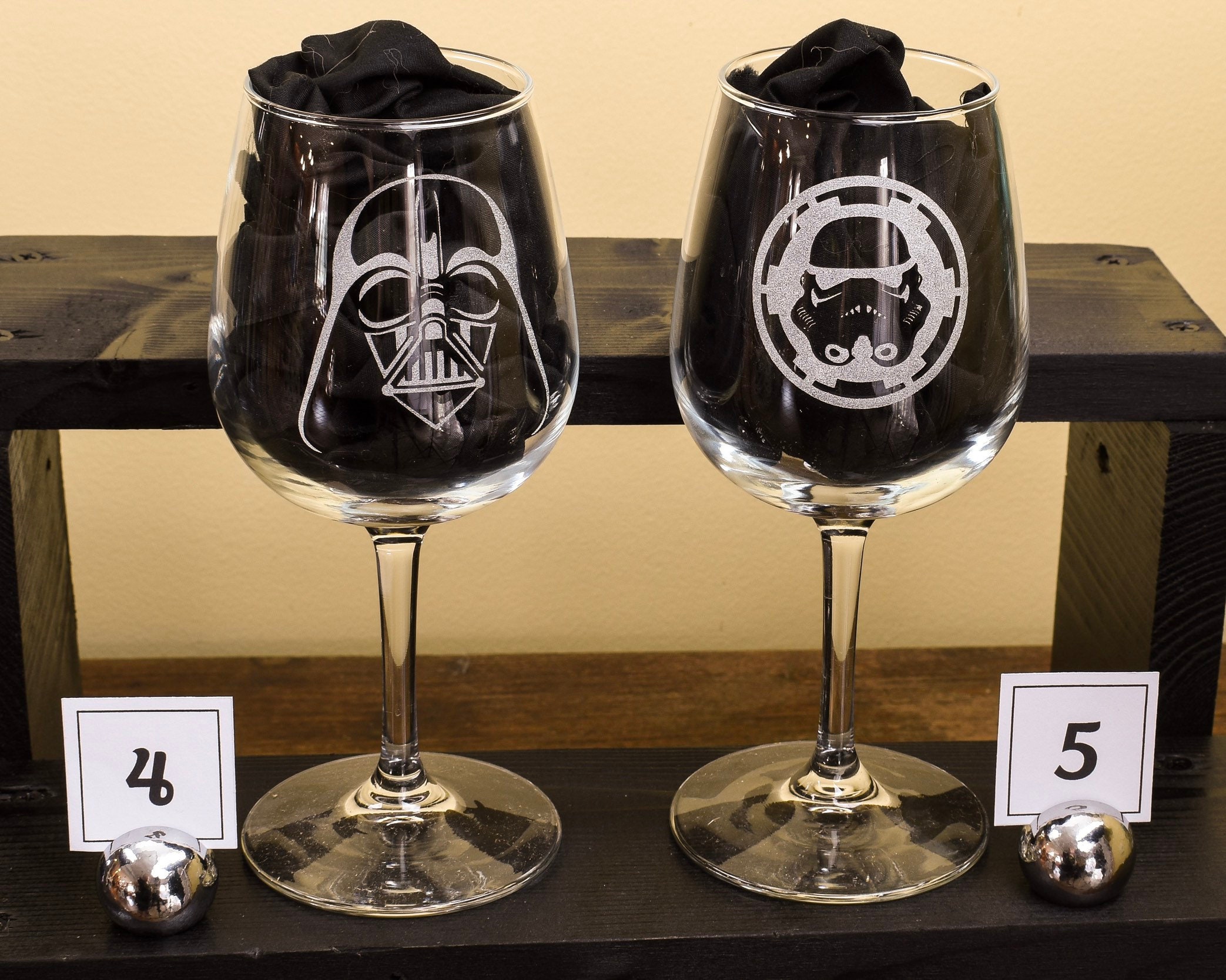 Star Wars Wine Glass Etsy