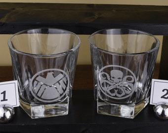 Marvel Whiskey Glass