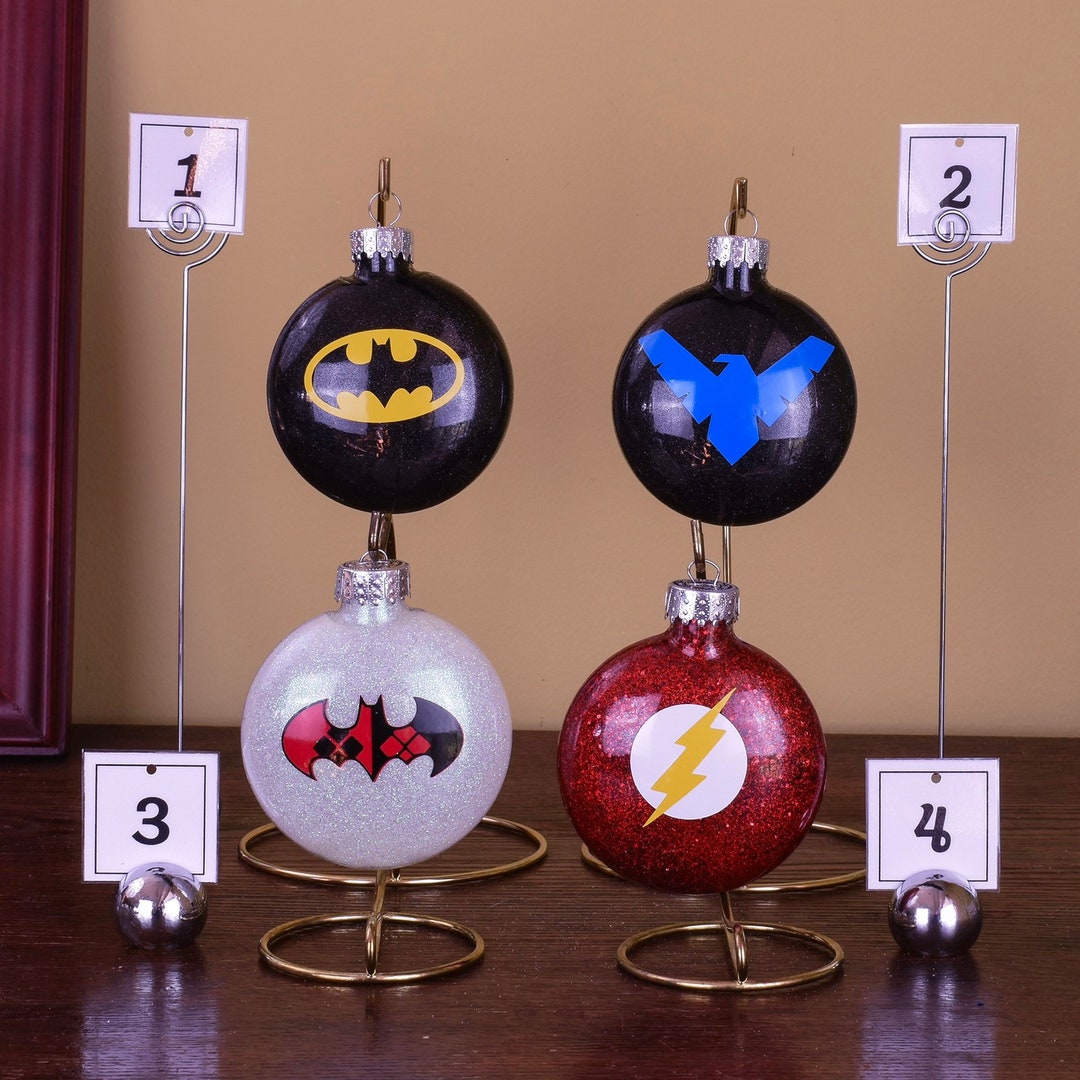DC Comics Christmas Ornaments - Etsy