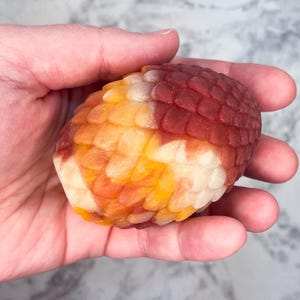 Soft and Squeezy Dragon Egg Silicone Squishy - Squeeze and Play Toy for Relaxation and Fun