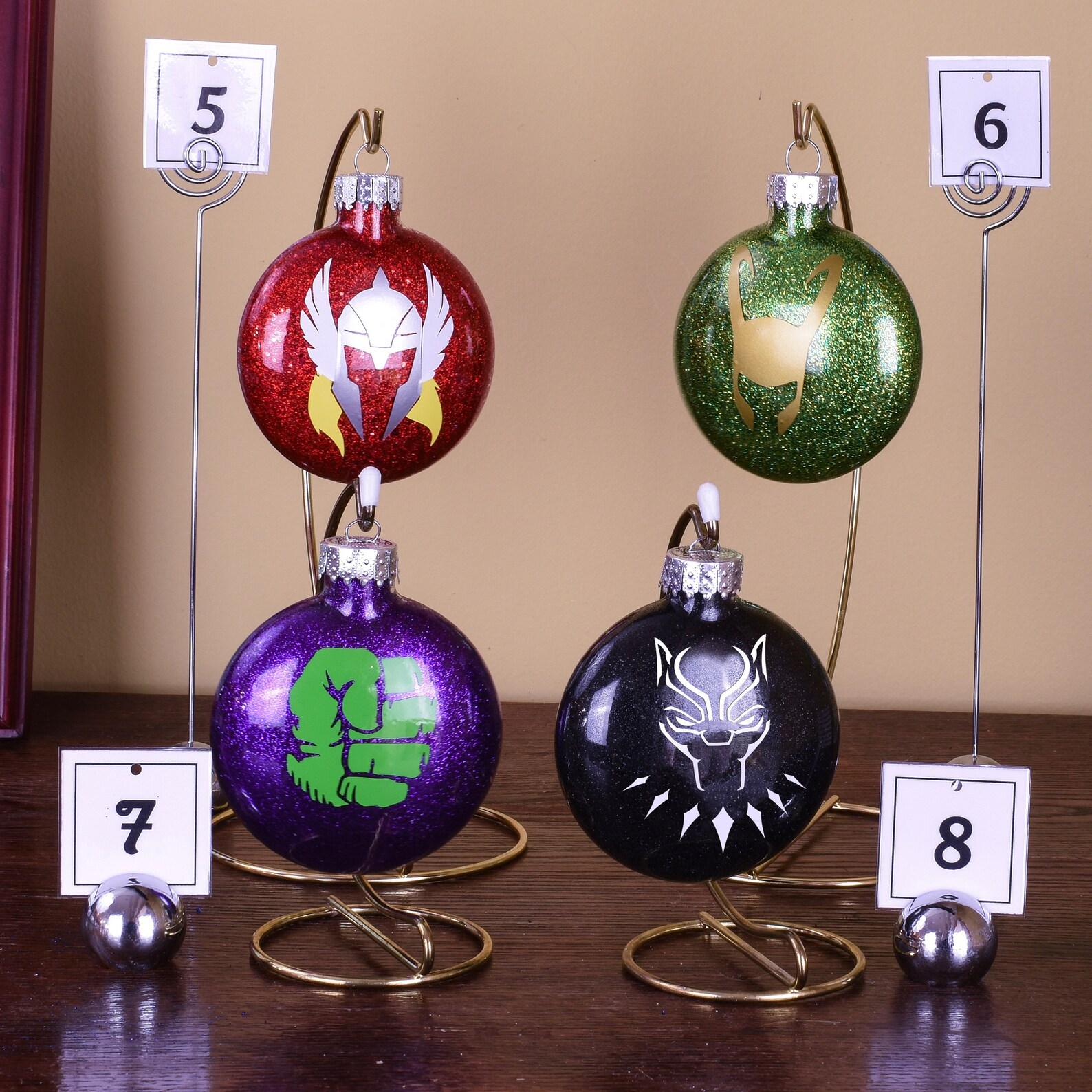 Marvel Christmas Ornaments Etsy