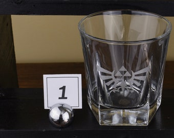 Popular Games Whiskey Glass