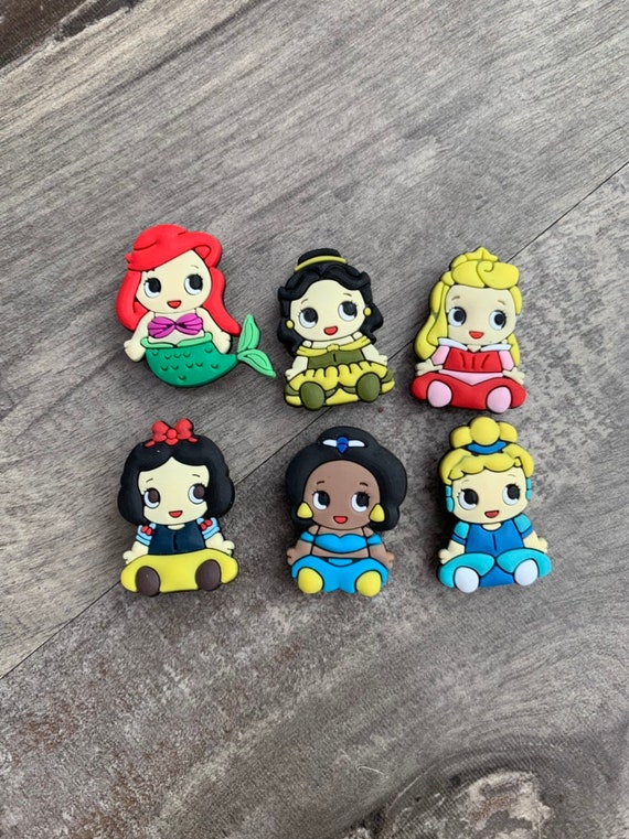 princess croc charms