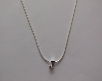 Sterling Silver, Sterling Silver Necklace, Simple Jewelry, Handmade Necklace, Sterling Silver Pendant, Simple Design