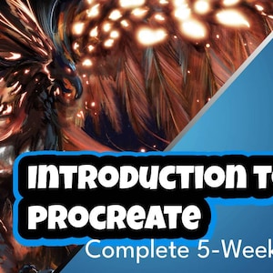 Full Introduction to Procreate tutorial, Procreate course, Procreate class, Procreate guided teaching, procreate basics, procreate painting