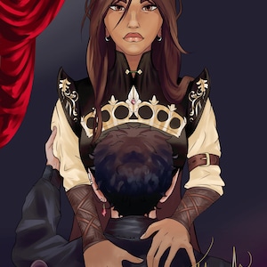 Jude Cardan illustration Jude Cardan Cruel Prince The Folk of Air poster Jude Cardan Fan Art Cardan Greenbriar Jude Duarte Faerie prince