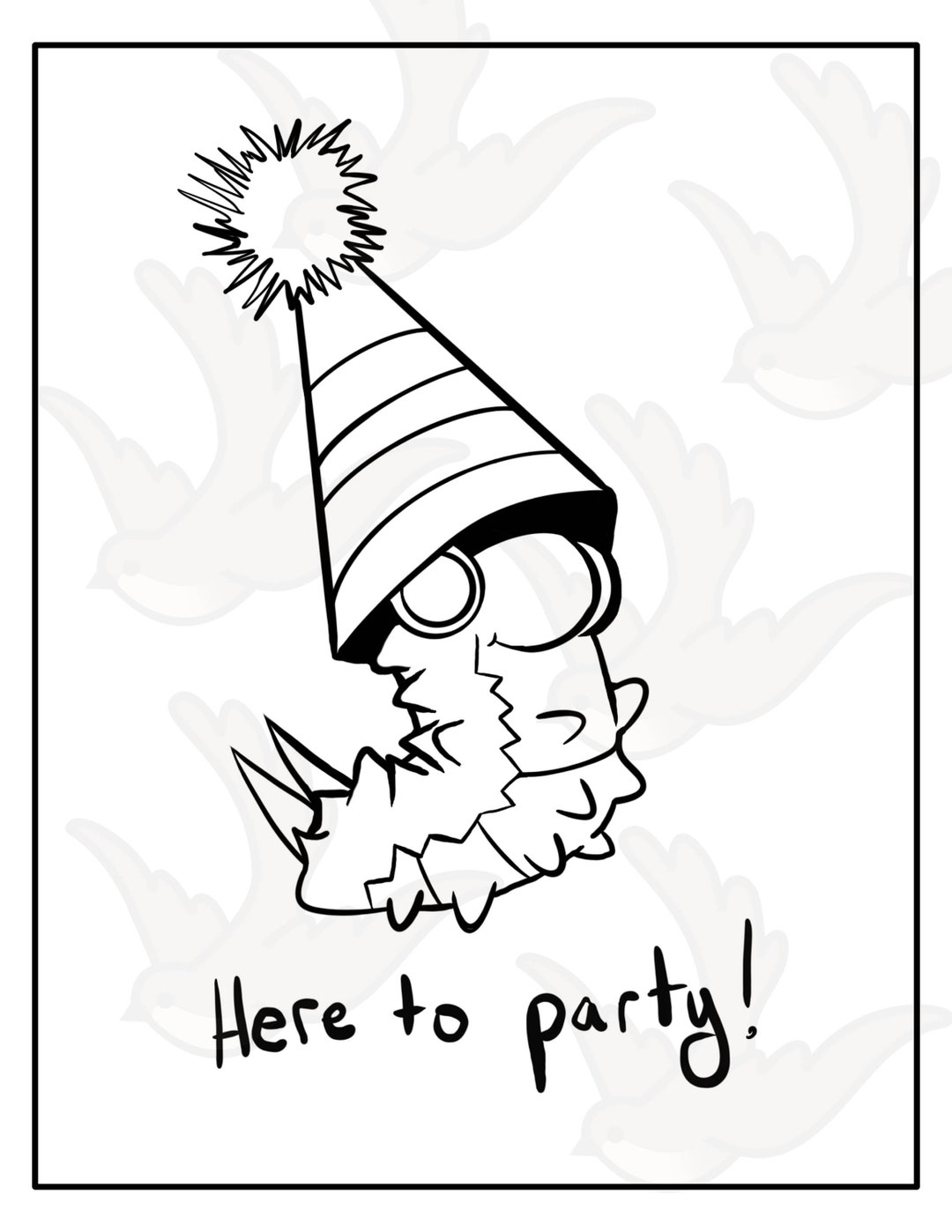 Cute Coloring Page, Adult Coloring Page, Printable Coloring Sheets ...